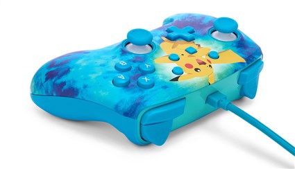 Power A Mando con Cable NSGP0090-01 Enhanced Nintendo Switch Tie Dye Pikachu Licencia Oficial